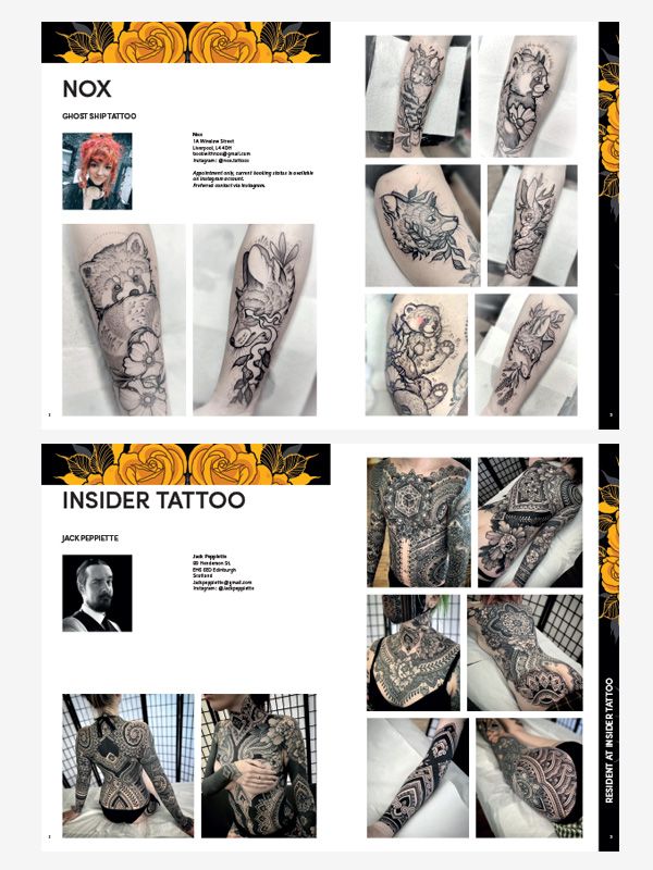 Tattoo Artists UK & Ireland Yearbook 2023