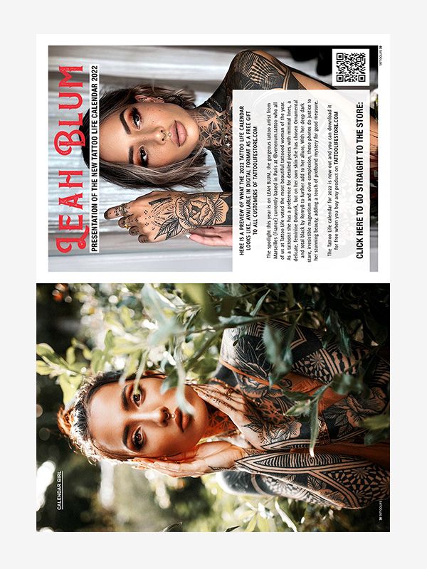 Leah Blum, Tattoo Life Magazine 134