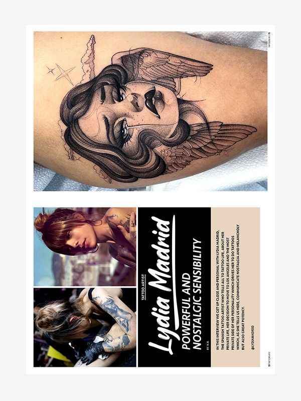 Lydia Madrid: Powerful and nostalgic tattoos, Tattoo Life Magazine 135