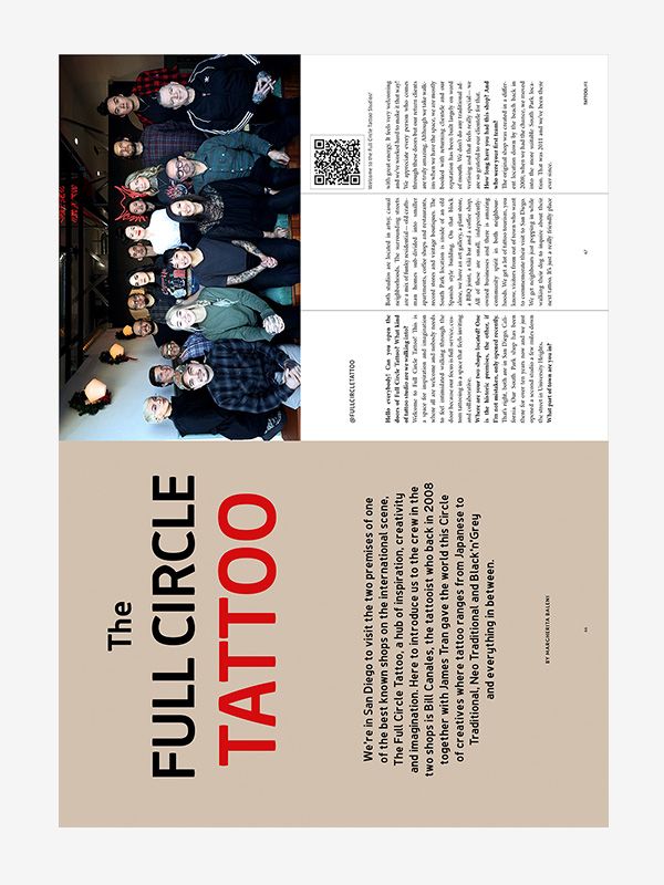 The Full Circle Tattoo, Tattoo Life Magazine 141