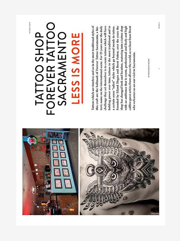 Forever Tattoo Shop, Tattoo Life Magazine 147 March/April 2024