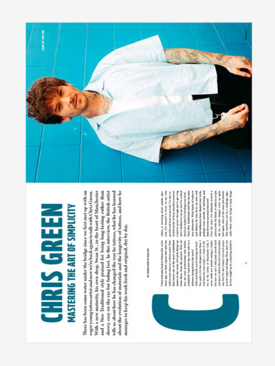 Chat at the top with Chris Green and his Neo Traditional from Manchester