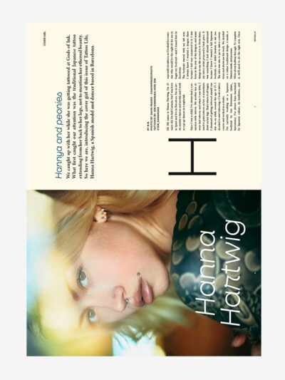 Cover girl: The Spanish dancer Hanna Hartwig