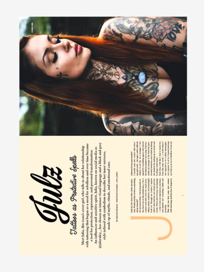 Cover girl: Julia, rebellion, self-expression, and the power of transformation.