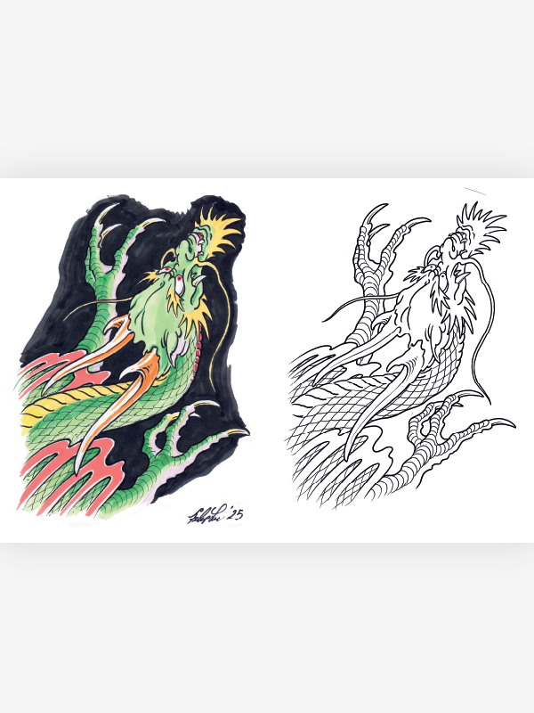 100 Dragons by Filip Leu