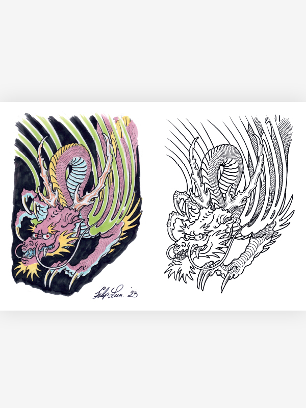 100 Dragons by Filip Leu