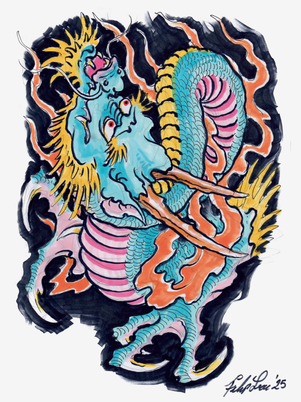 100 Dragons by Filip Leu