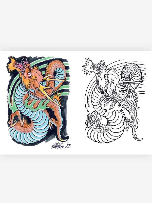 100 Dragons by Filip Leu