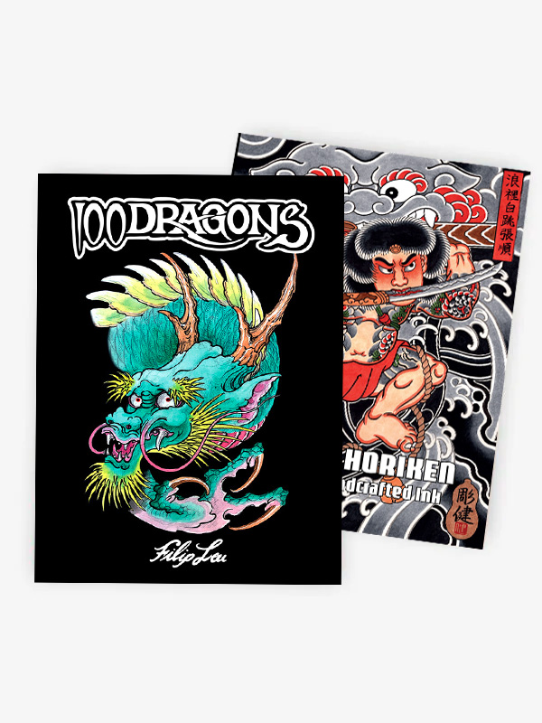 oriental-pack-books-100dragons-horiken ORIENTAL PACK 100 Dragons by Filip Leu + Horiken