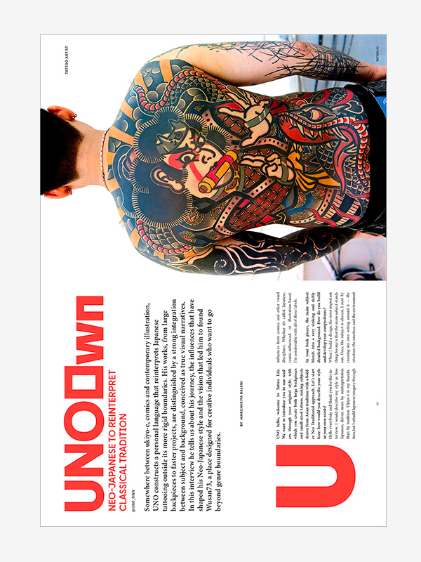 Japanese tattoos revisited by UNO Own