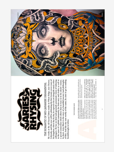 The Romantic Neo Japanese tattoos of Aries Rhysing