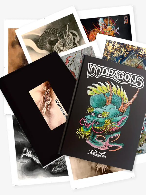 DRAGON PACK - 100 Dragons by Filip Leu + The Dragon Project